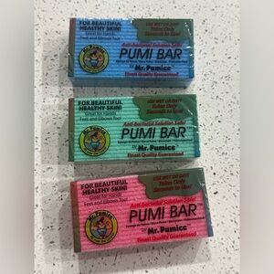 Set of 3, Mr. Pumice Pumi Bars